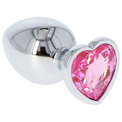 Plug Anale Heart Large Ø 4,4 cm rosa
