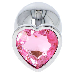 Plug Anale Heart Large Ø 4,4 cm rosa