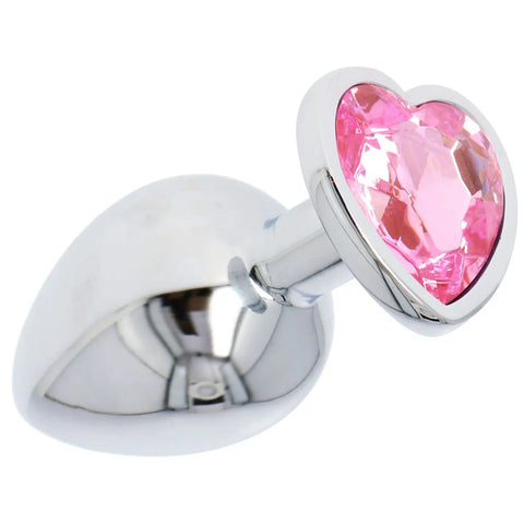 Plug Anale Heart Large Ø 4,4 cm rosa