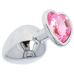 Plug Anale Heart Large Ø 4,4 cm rosa