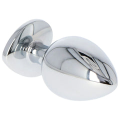 Plug Anale Heart Large Ø 4,4 cm trasparente