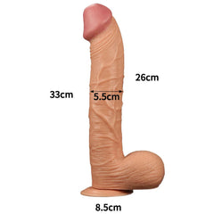 Dildo XXL Merlin 33 cm