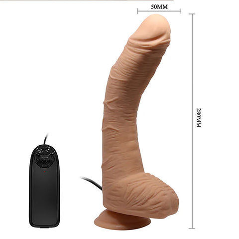 Dildo XXL Beautiful Vibrant Alex 25 cm