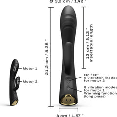 Vibratore Flexi Rabbit con doppio motore