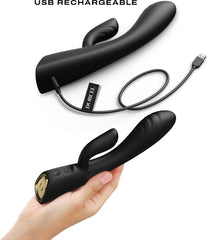 Vibratore Flexi Rabbit con doppio motore