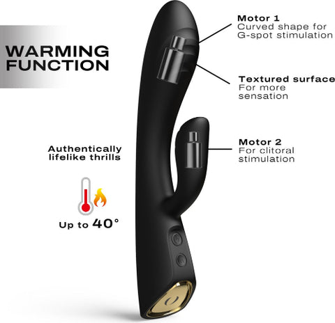 Vibratore Flexi Rabbit con doppio motore