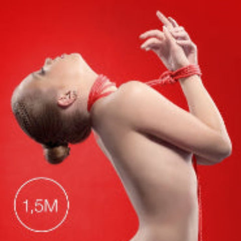 Kinbaku mini rope - 1.5 m rosso