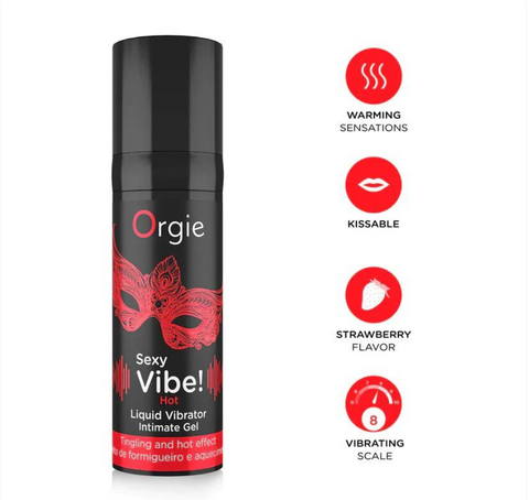 Vibratore Liquido Sexy Vibe Hot 15ml