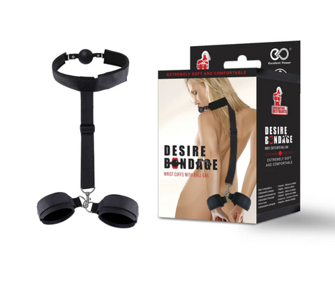 Ball Gag e Polsiere Bondage Desire