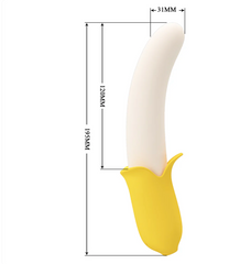 Vibratore Punto-G Banana Geek 19,5 cm × 1