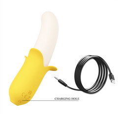 Vibratore Punto-G Banana Geek 19,5 cm × 1