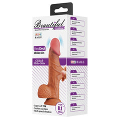 Dildo vibrante Catoblepas 14 x 4 cm Marrone ho