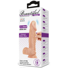 Dildo vibrante Zebulon 14 x 3,7 cm Carne