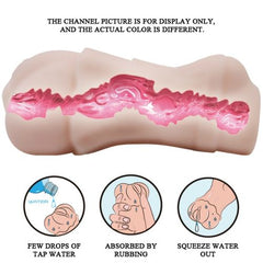 CRAZY BULL - MASTURBADOR VAGINA CON PELLE ACQUATA CON BULLET VIBRANTE 2