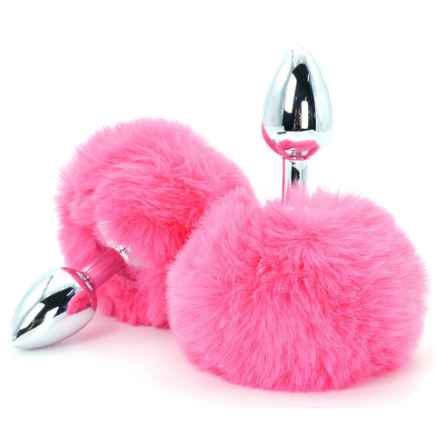 Incantevole spina a coda di coniglio 5 x 2,8 cm rosa